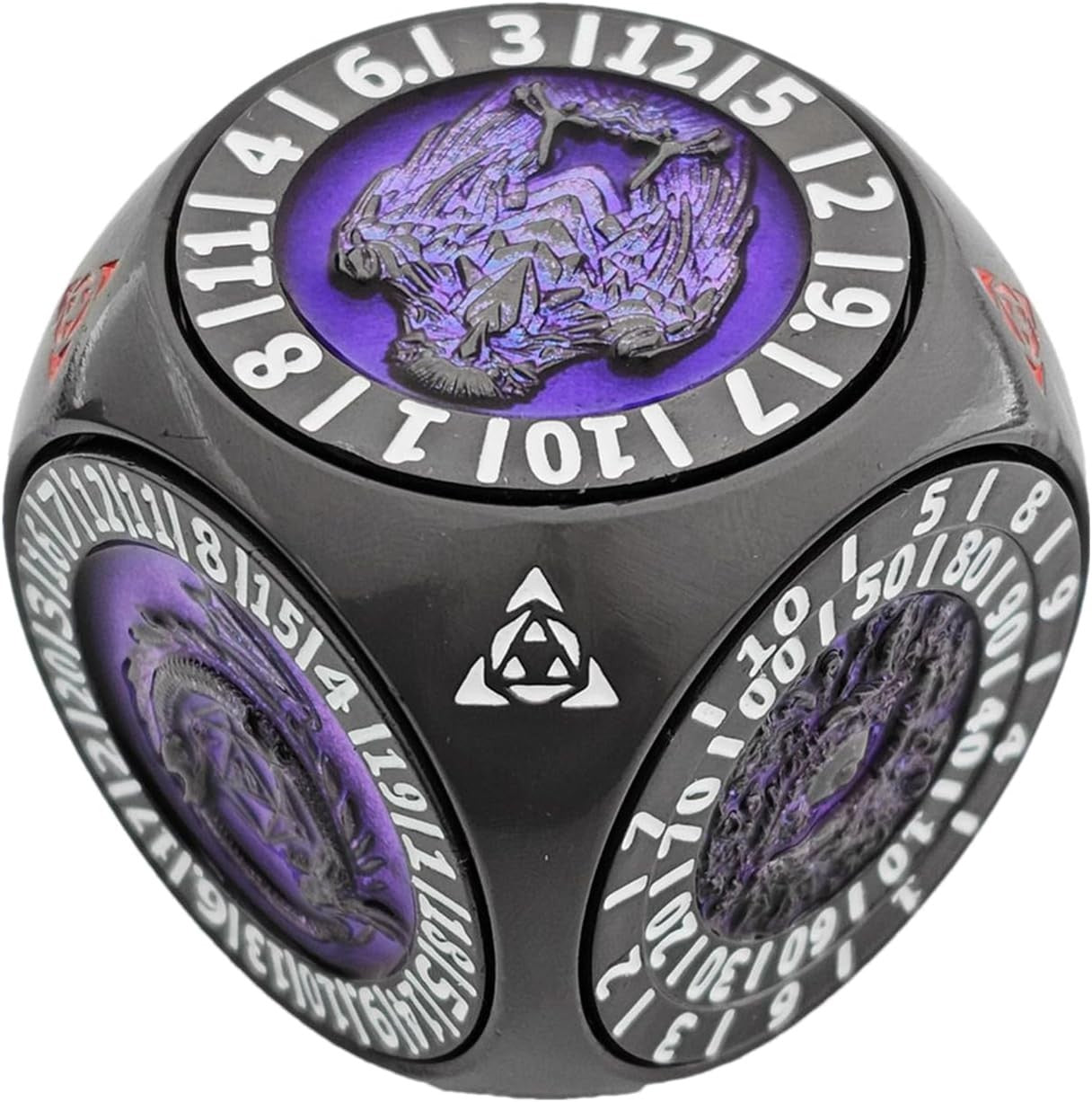 7in1 Spinner Dice Metal Fidget Geometric Rotating Game Toy