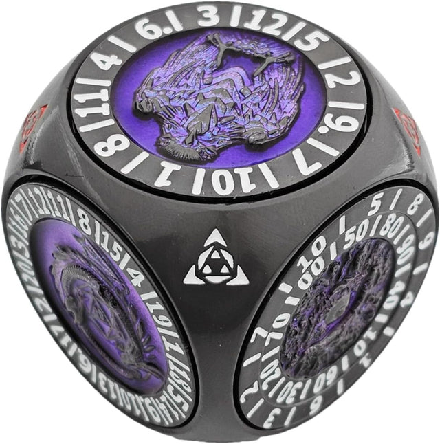 7in1 Spinner Dice Metal Fidget Geometric Rotating Game Toy