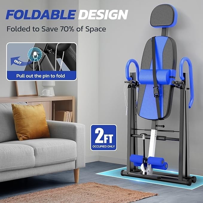 Heavy Duty Inversion Table Back Stretcher 300lb Adjustable