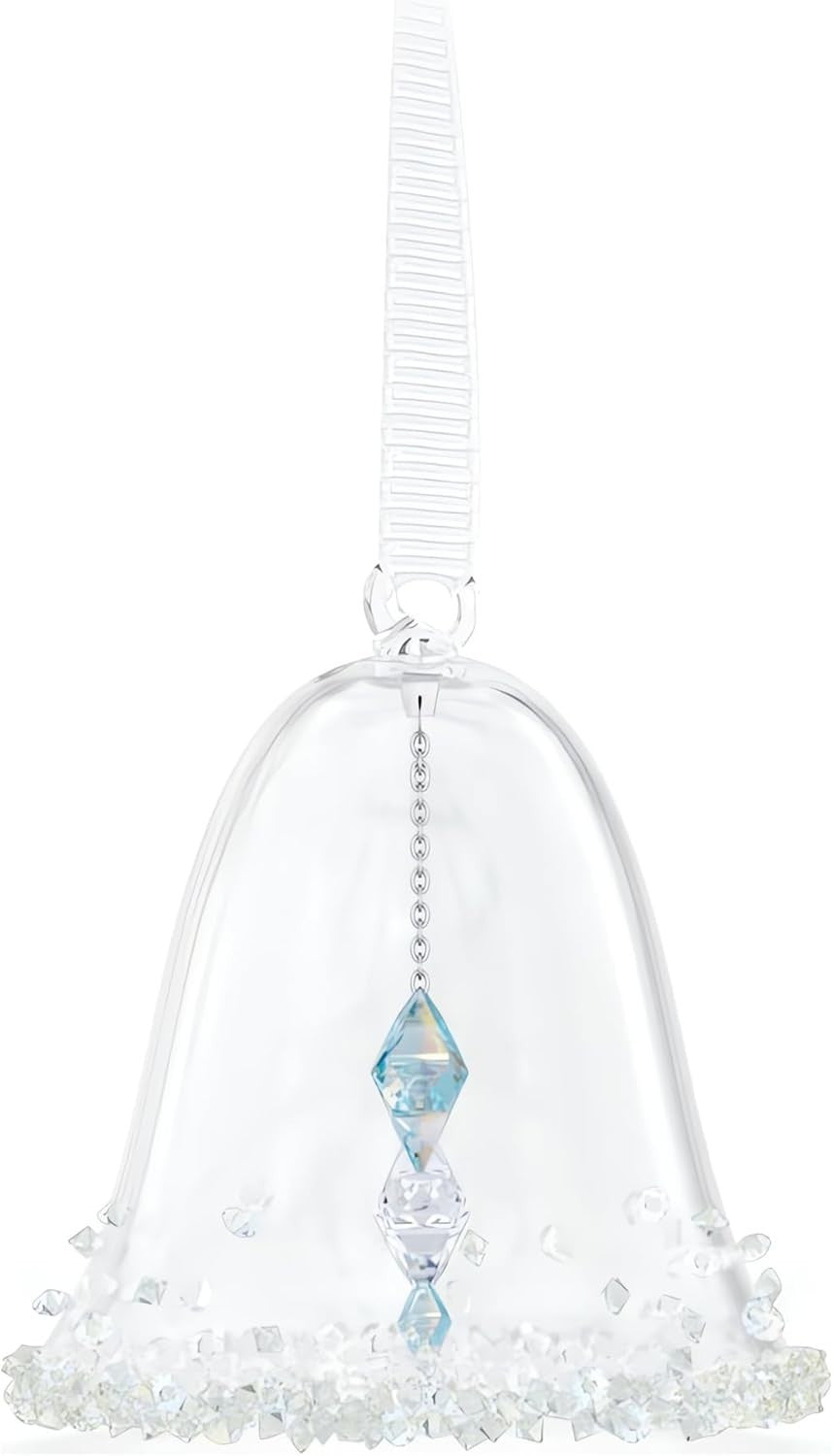 Crystal Holiday Bell Ornament XS • 300 Facets Sparkle • Luxury Festive Décor