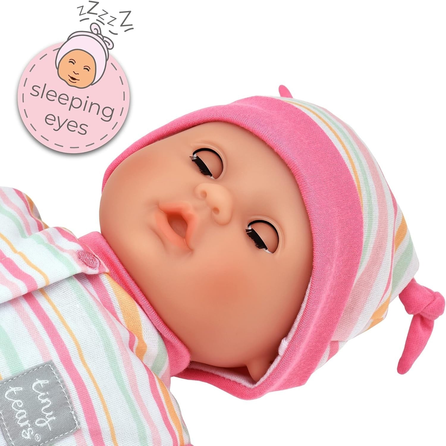 Interactive Baby Doll Soft Body 38cm with 16 Real Sounds Dummy Outfit