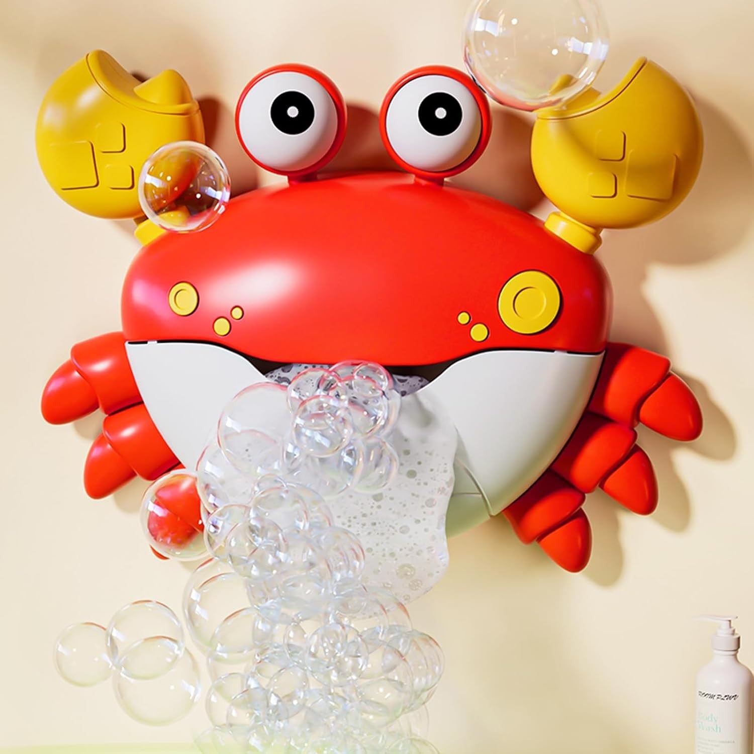 Rechargeable Crab Bath Bubble Toy with Music 12 Songs