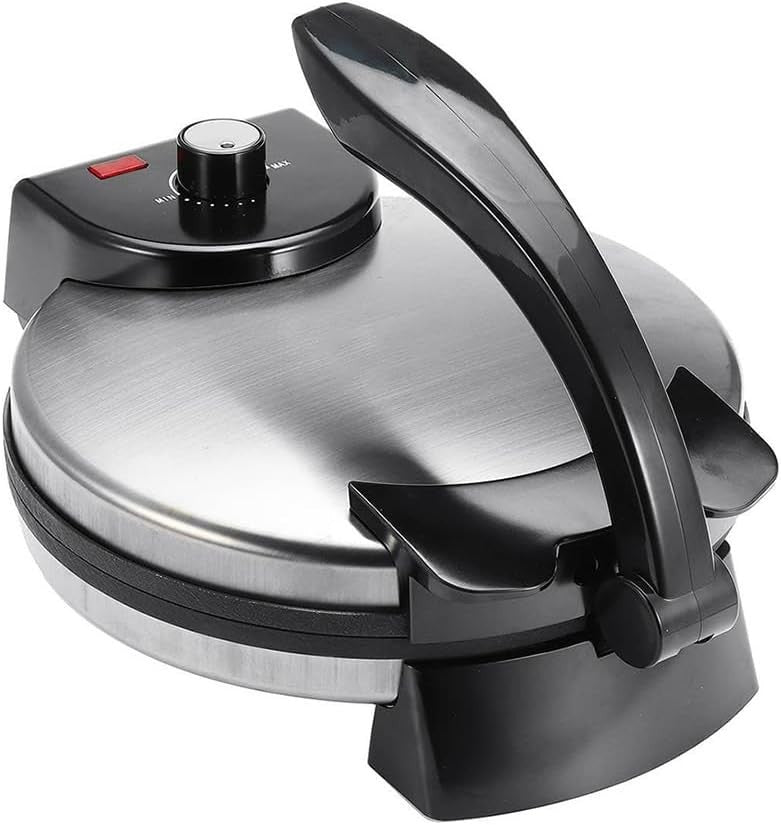 Electric Double-Sided Pancake & Crepe Maker Non-Stick Portable Tortilla Machine
