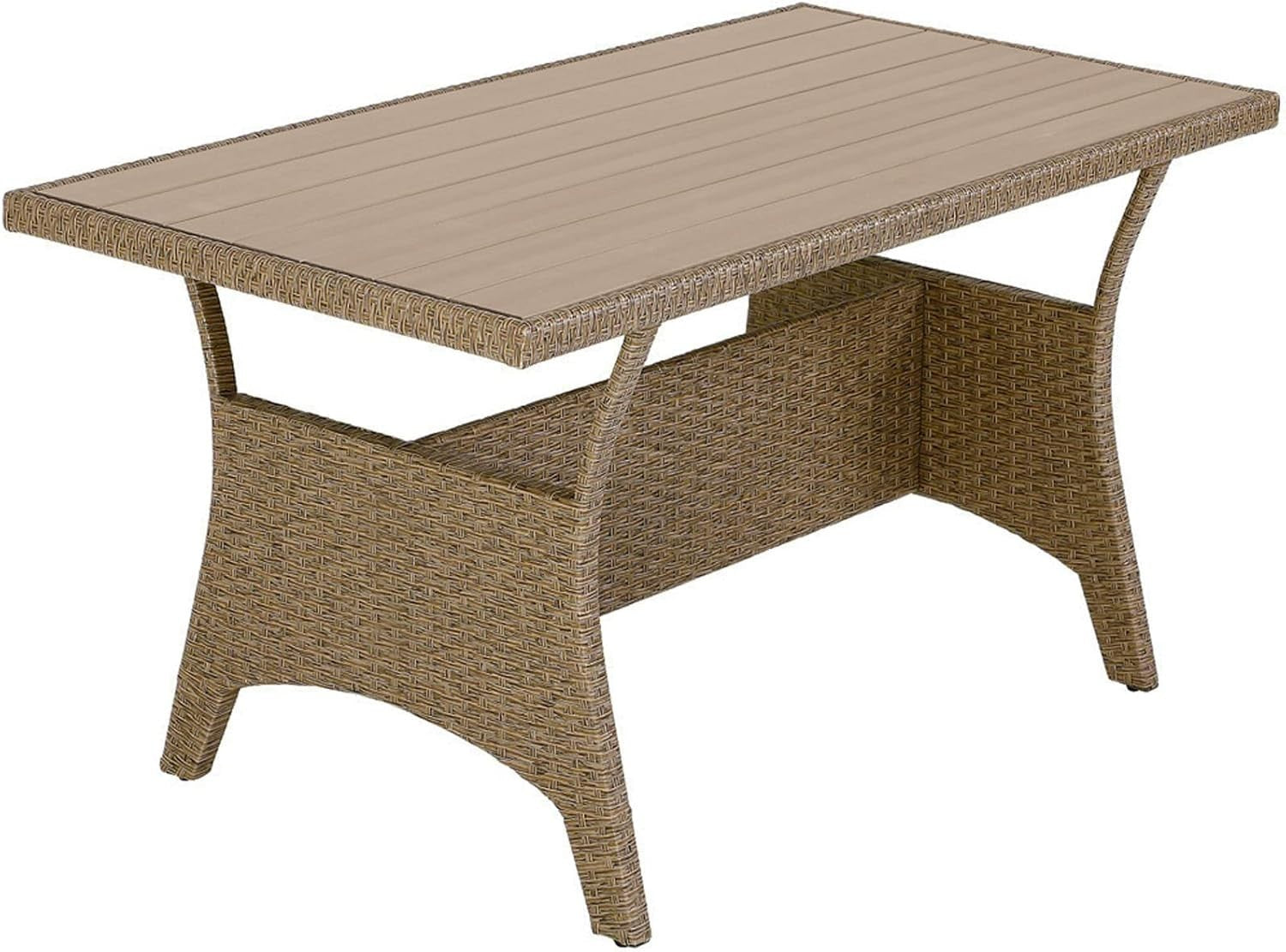 Weatherproof 8-Person Polyrattan Garden Corner Dining Set with Cushions