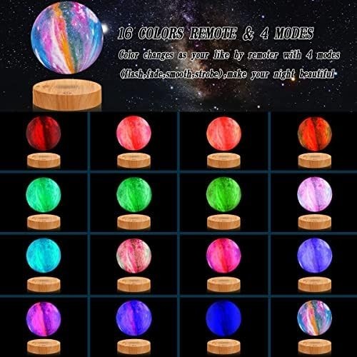 Magnetic Levitating Moon Lamp 16 Colors Floating LED Light