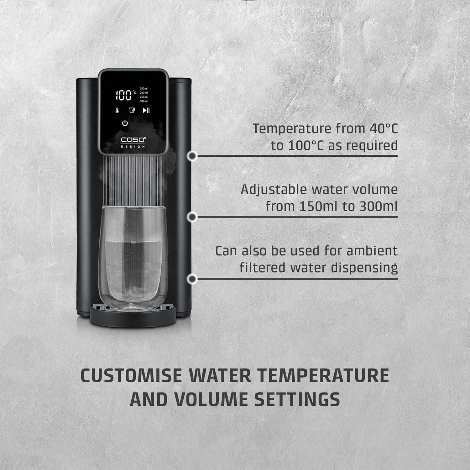 Instant Hot Water Dispenser 2.5L | Fast Boil Touch Control Filtered
