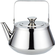 Stainless Steel Teapot 70oz 2L Tea Pot w/ Infuser Mirror Finish Silver