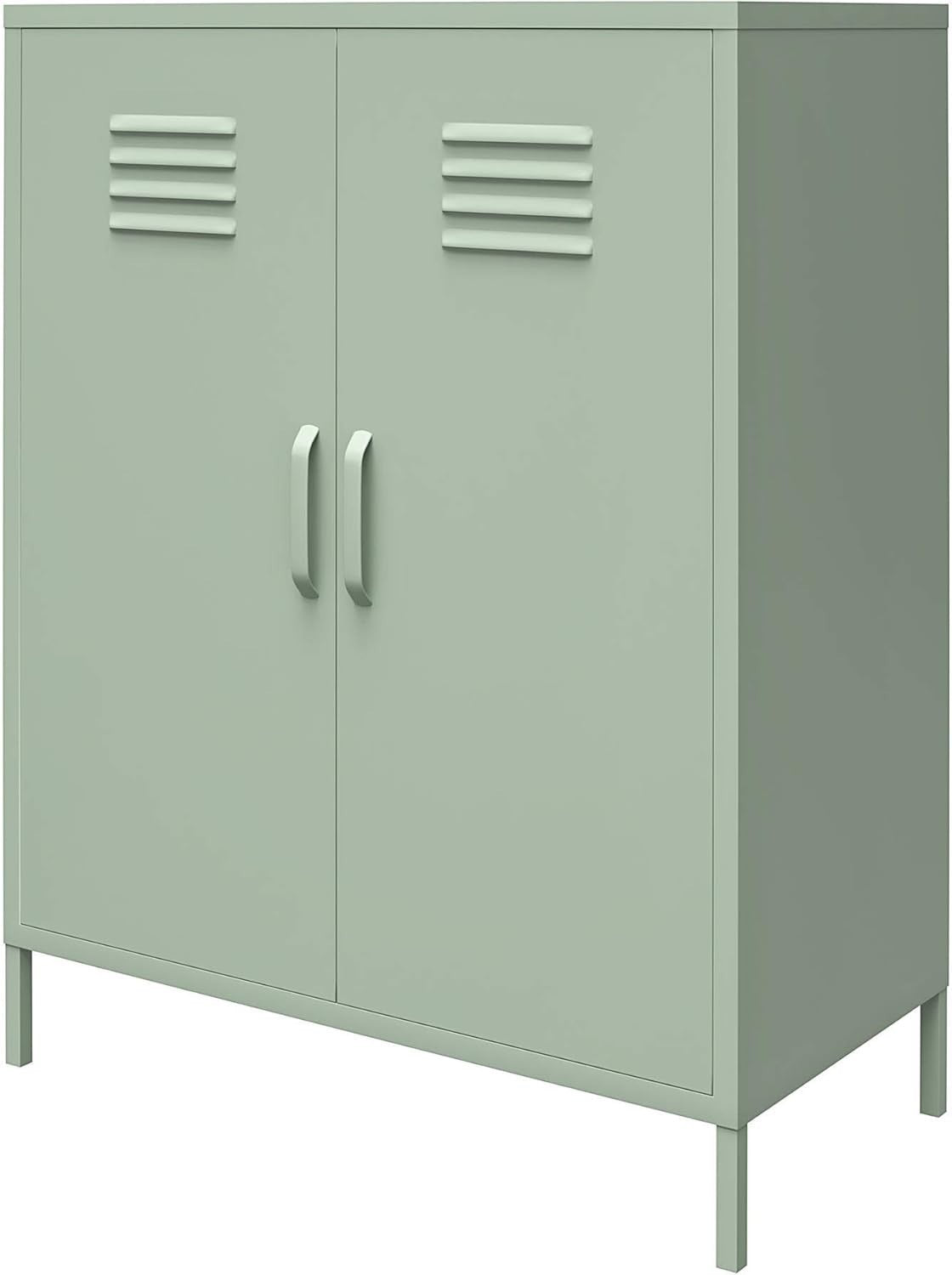 Extra Large Metal Storage Cabinet 2 Doors, Lightweight & Scratch Resistant