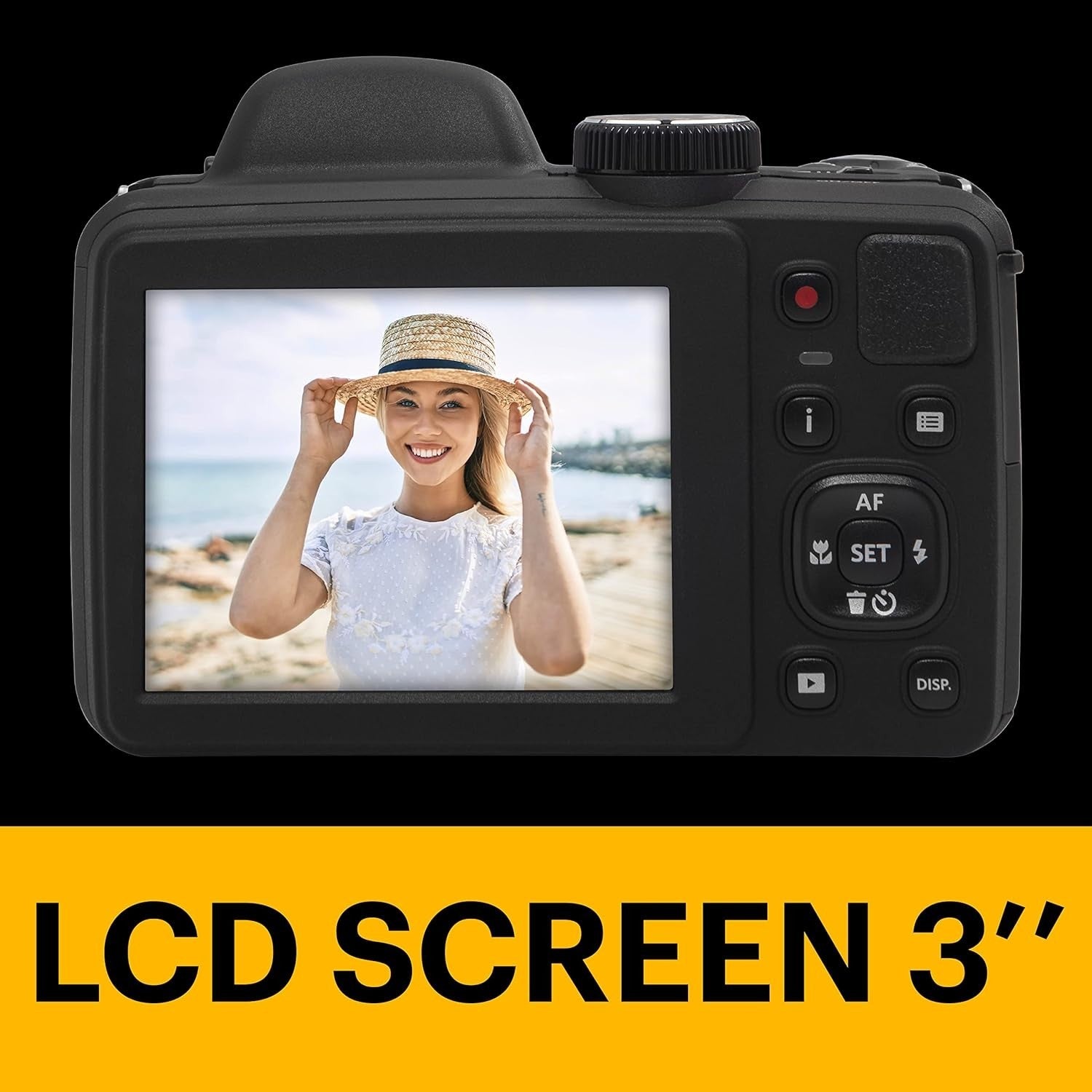 20MP Bridge Camera 40X Optical Zoom Full HD Wide Angle LCD Camera