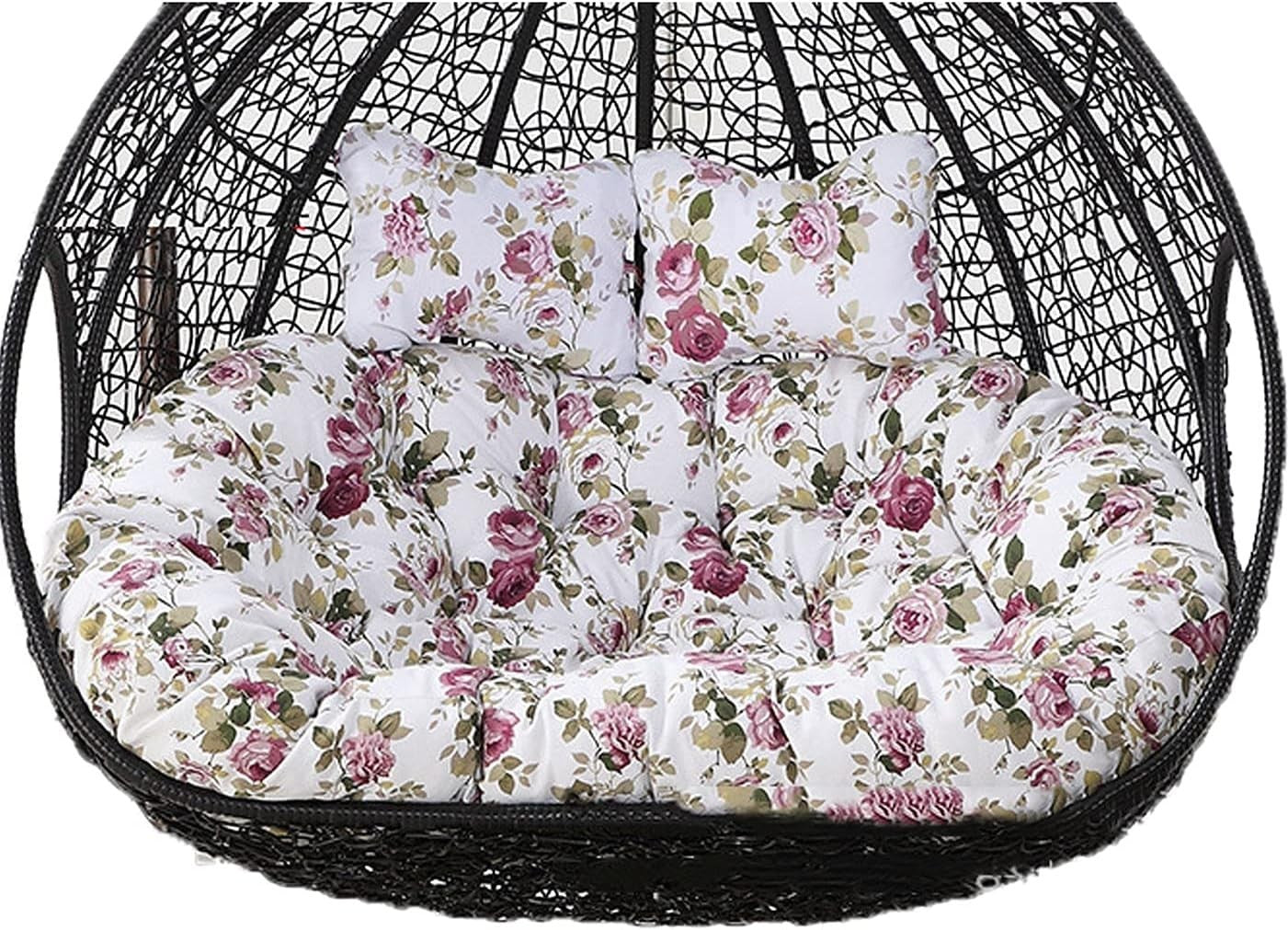 Waterproof 2 Seater Egg Chair Cushion Thick Memory Foam Washable Cover