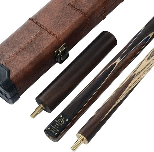 57in Handmade Snooker Pool Cue 18oz 9.5mm Tip 3/4 Joint Case