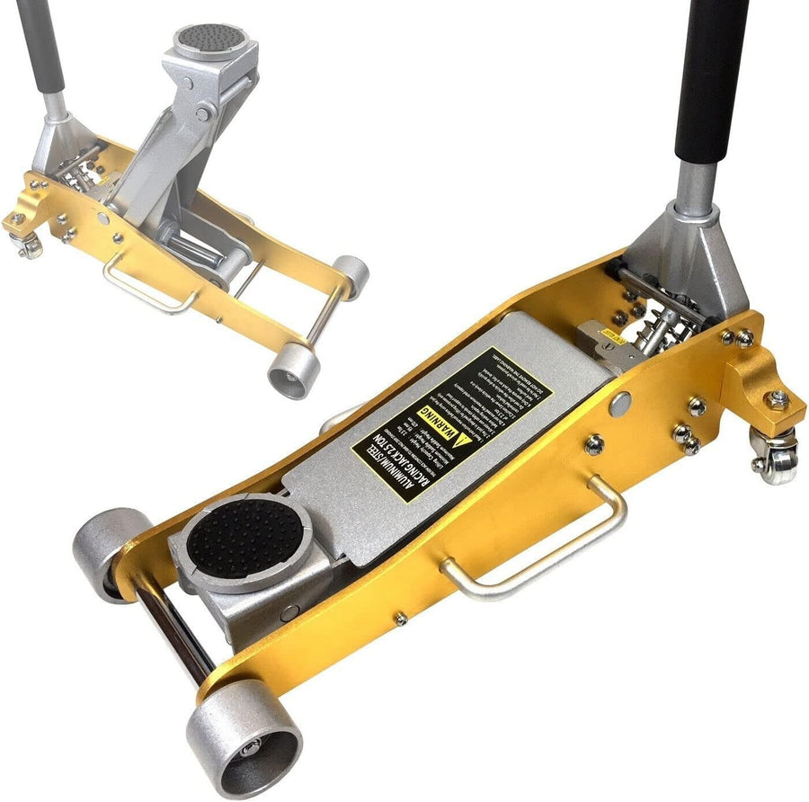 2.5 Ton Low Profile Aluminium Steel Trolley Jack Fast Lift 95–470mm Heavy Duty