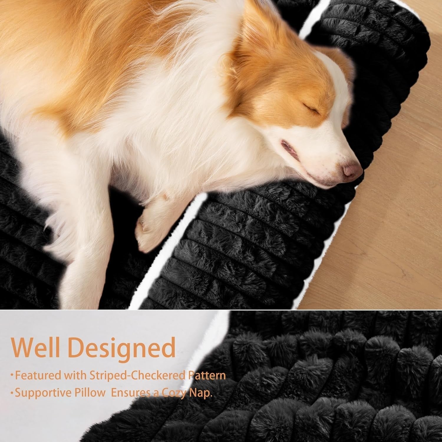 Jumbo Orthopedic Dog Bed 142x101cm Waterproof Foam Mat