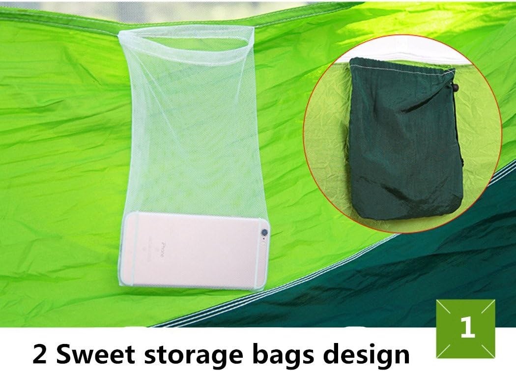 Camping Hammock with Mosquito Net 2 Person | 200kg Load | Portable & Lightweight