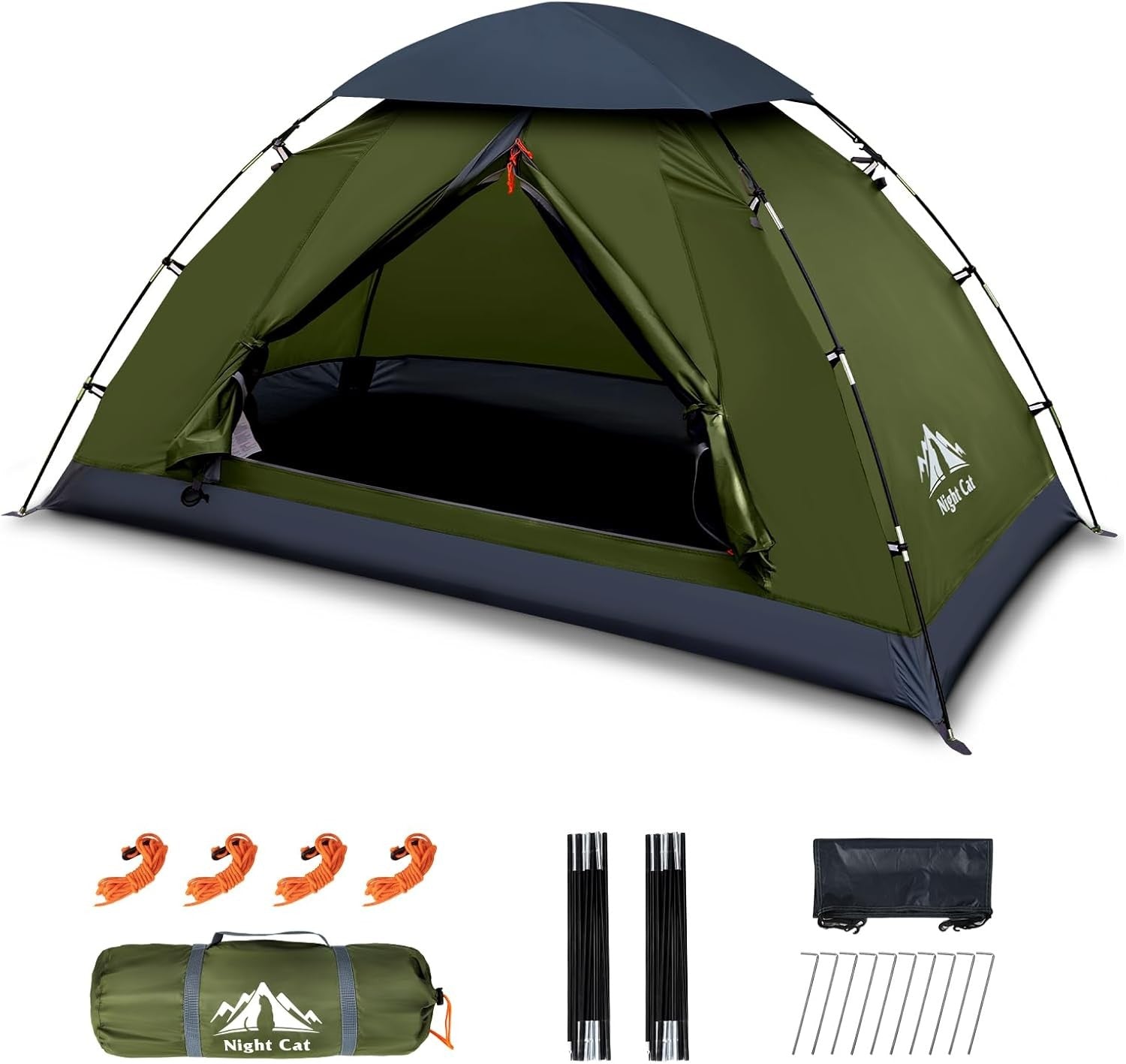1-2 Person Camping Tent Waterproof Lightweight Backpacking