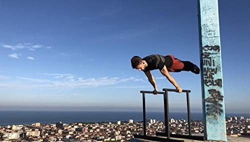 Heavy Duty Parallettes Dip Bars for Strength Training & Calisthenics