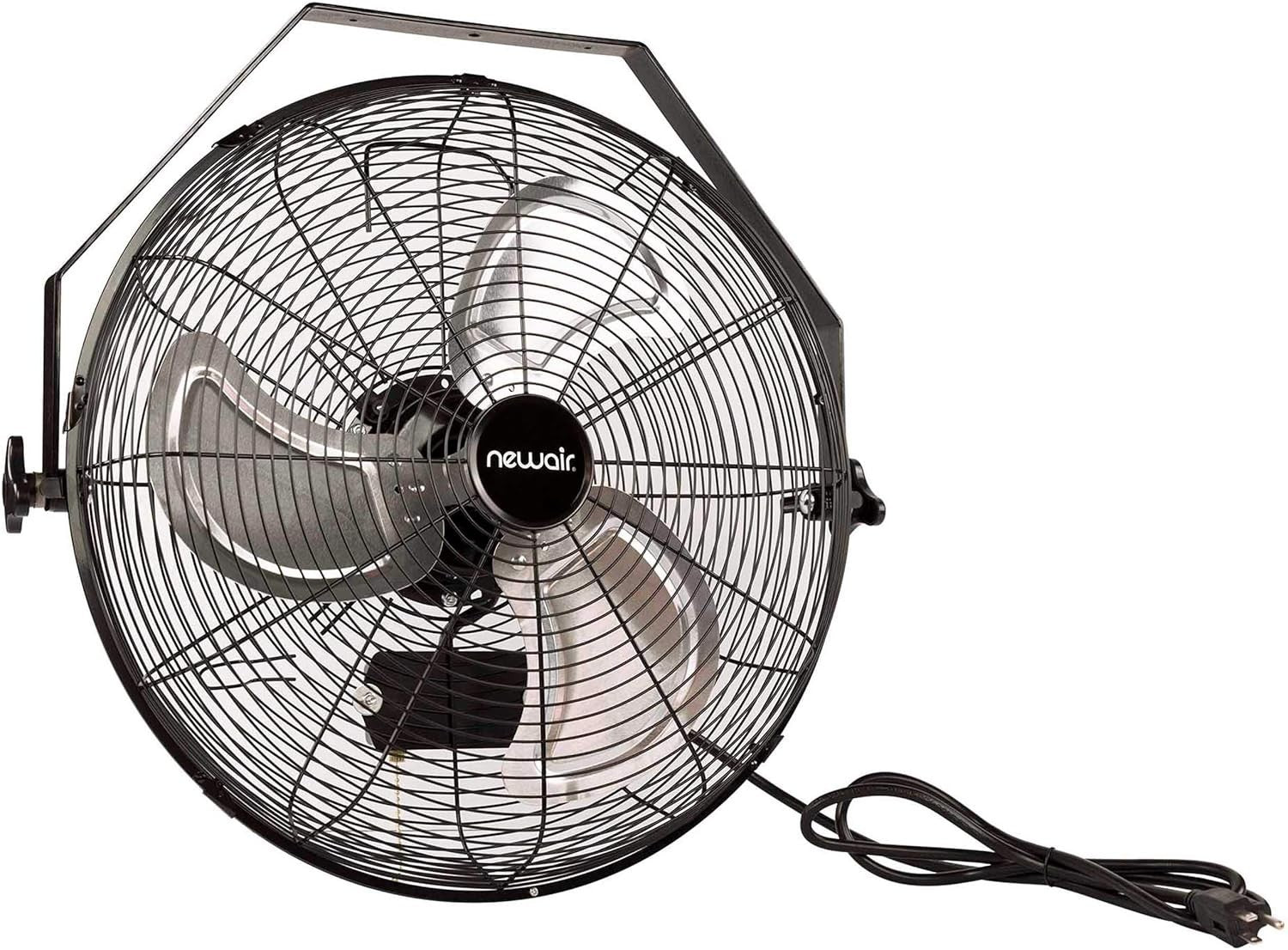 18" Wall Fan – High-Velocity 3000CFM Industrial Cooling w/ 3-Speed Metal Blades