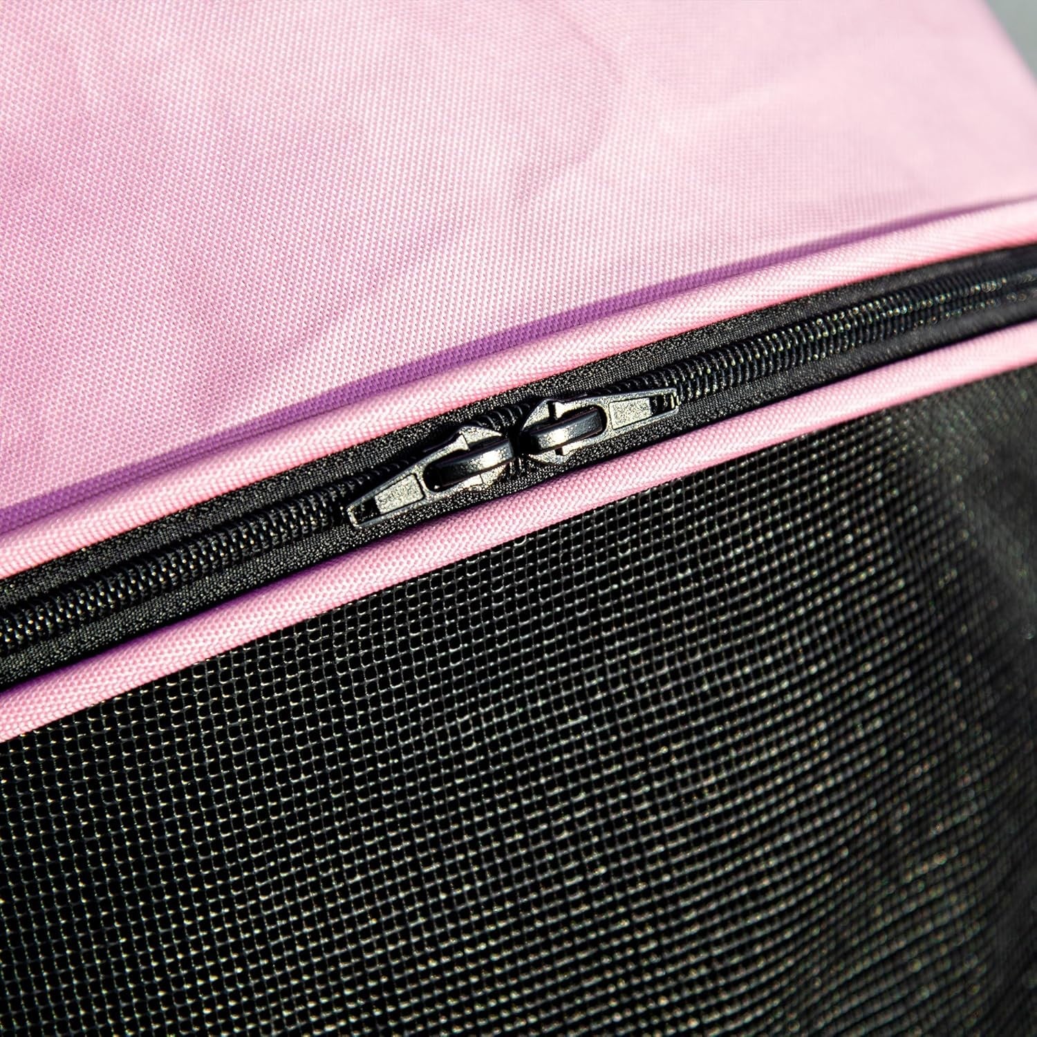 Pet Stroller 3-in-1 Foldable Dog Pushchair Rain Cover Pink Small Dogs