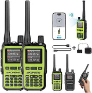 Mini Dual Band Walkie Talkie 999CH Bluetooth VOX Type-C Fast Charge