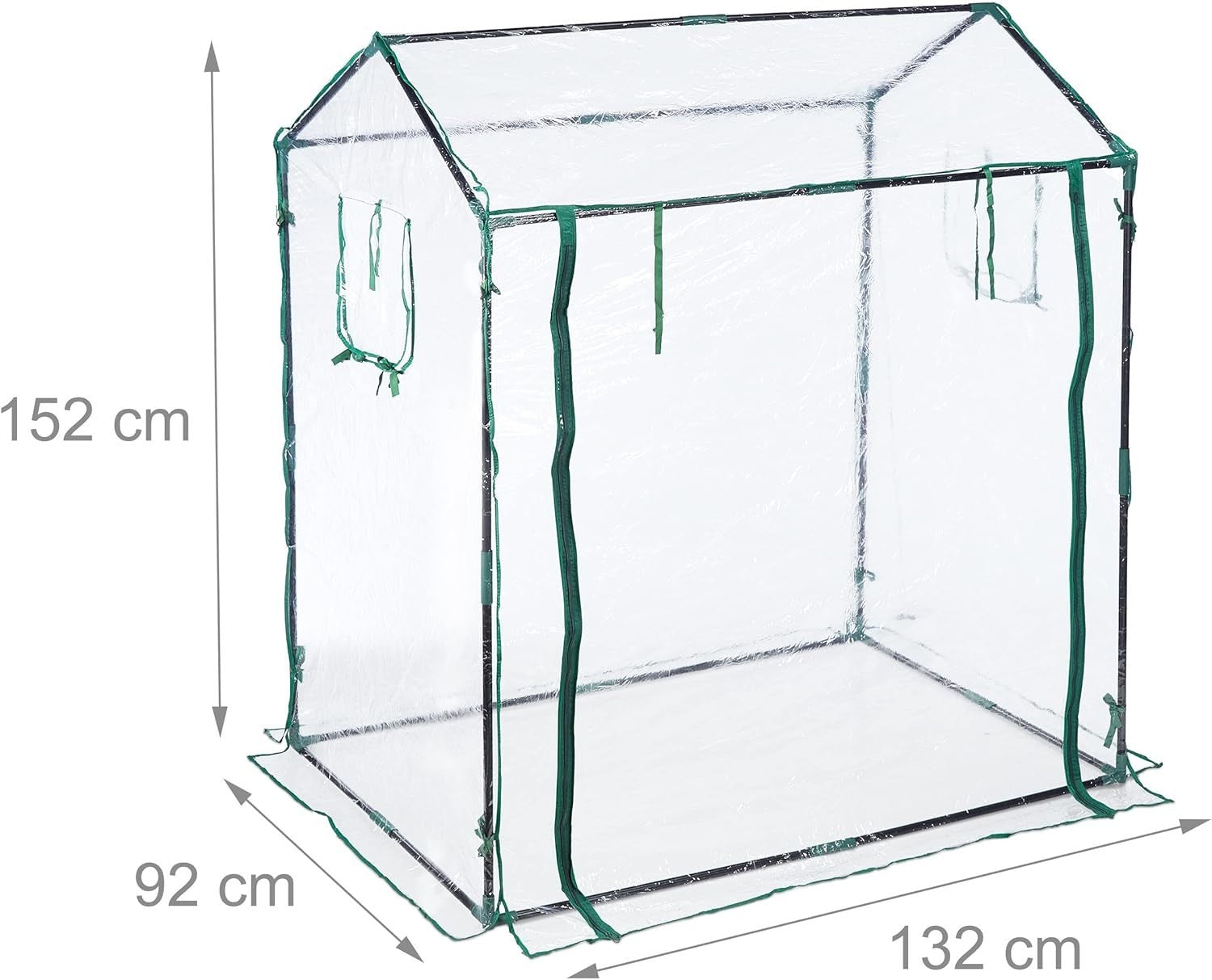 Walk-In Tomato Greenhouse Waterproof PVC Cover 152x132x92cm | UV-Resistant