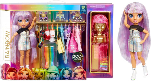Fashion Studio Doll Set 300+ Looks Wigs Clothes Rack Accessories