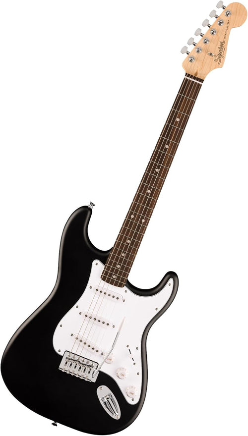 Strat Style Electric Guitar SSS Laurel Fretboard Black