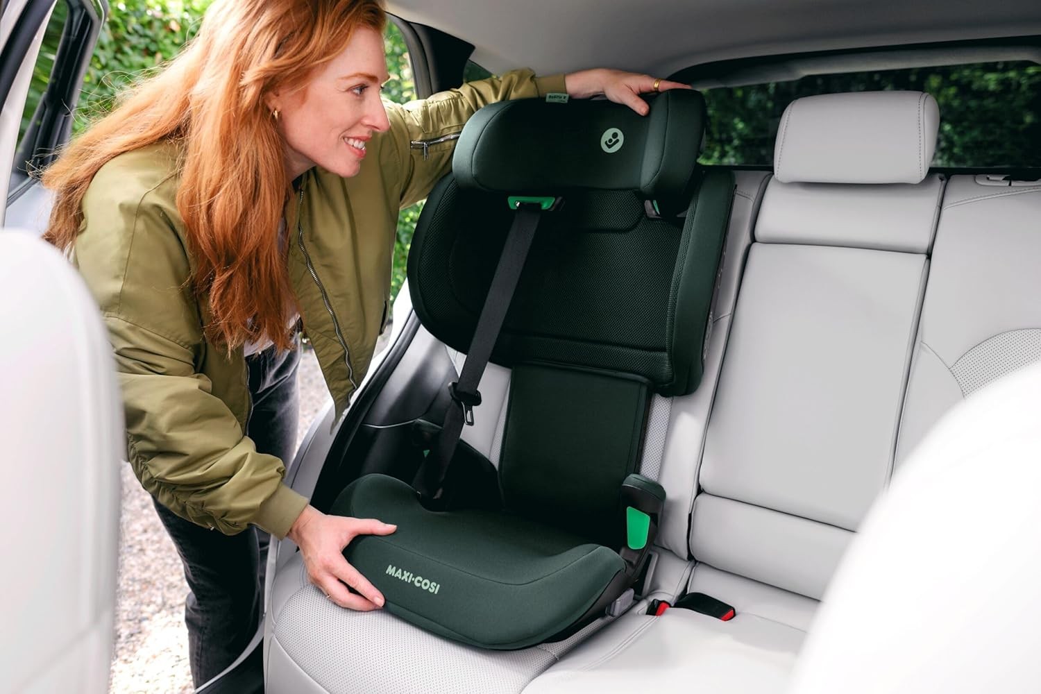 i-Size High Back Booster Seat ISOFIX 100–150cm Side Impact Adjustable