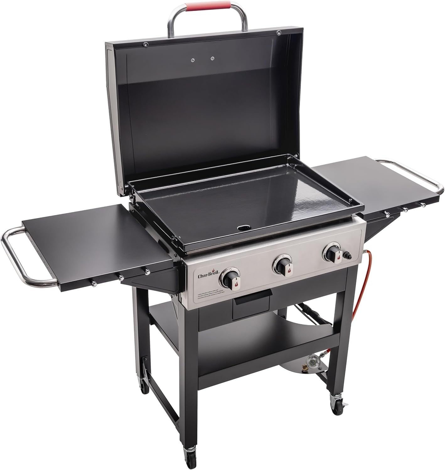 3 Burner Gas Griddle BBQ Outdoor Flat Top Grill Cast Iron Plate