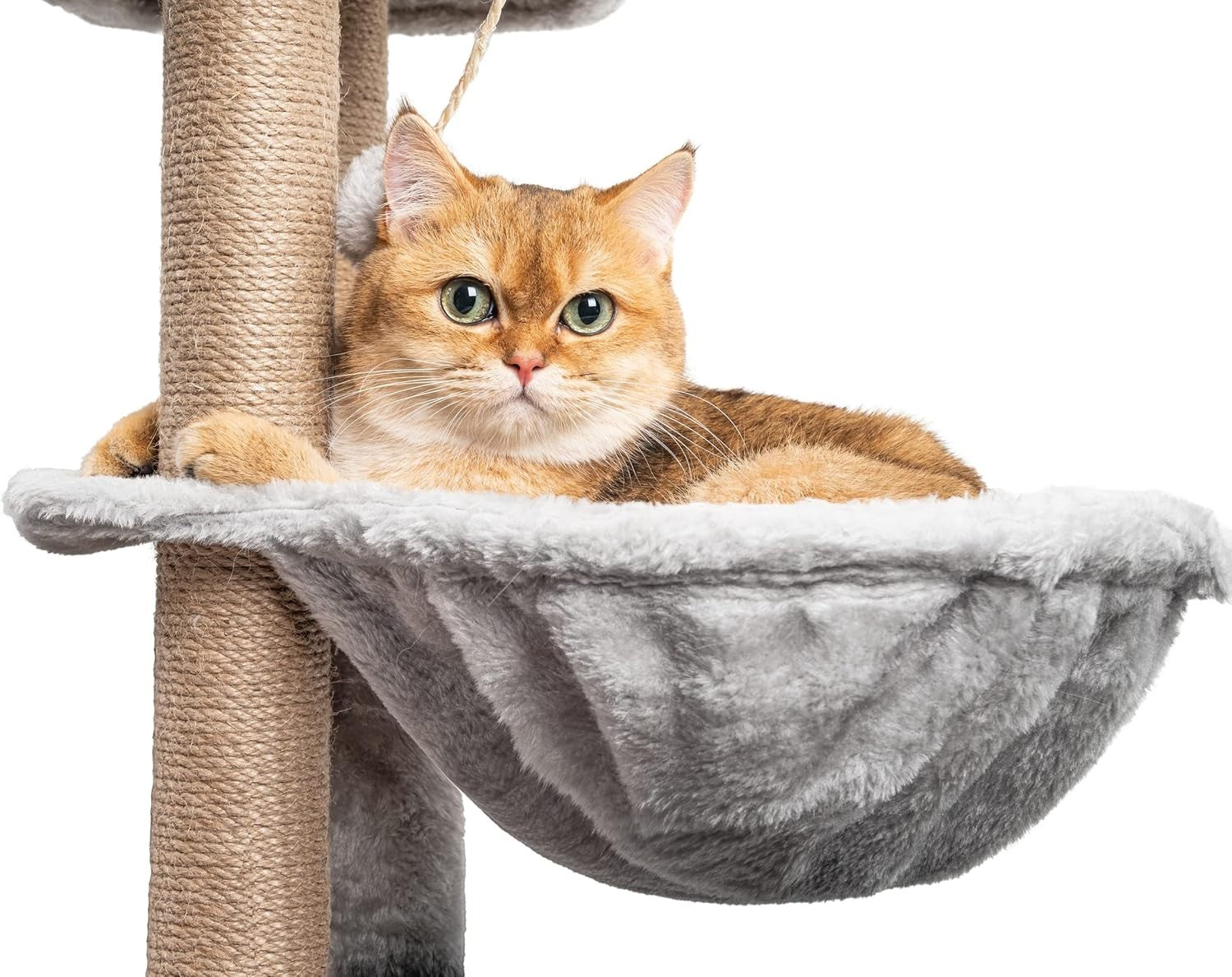 145cm Cat Tree Tower Multi Level Scratching Post Indoor Climber with Hammock