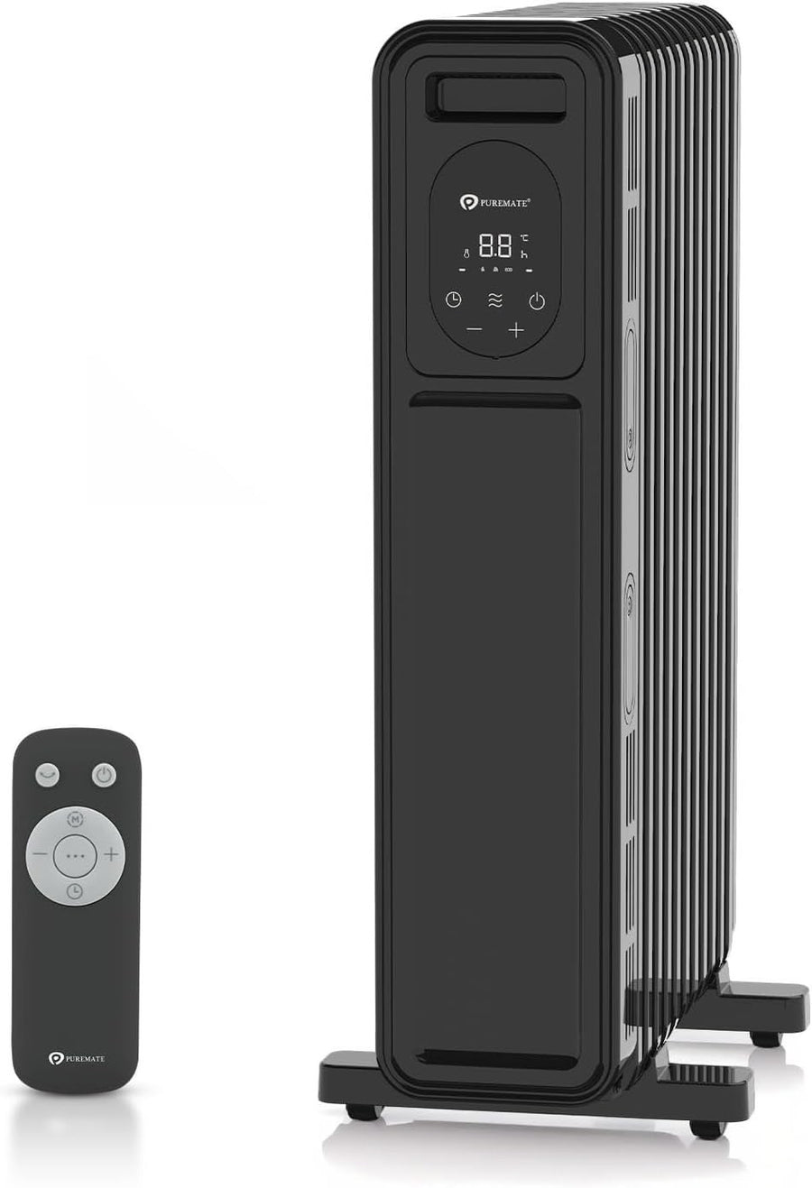 2300W Oil Filled Radiator Heater with Remote, Timer & Digital Thermostat