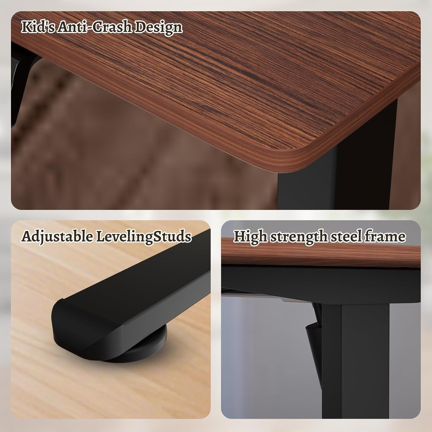 Electric Height Adjustable Standing Desk 120x60cm Ergonomic Sit Stand Table
