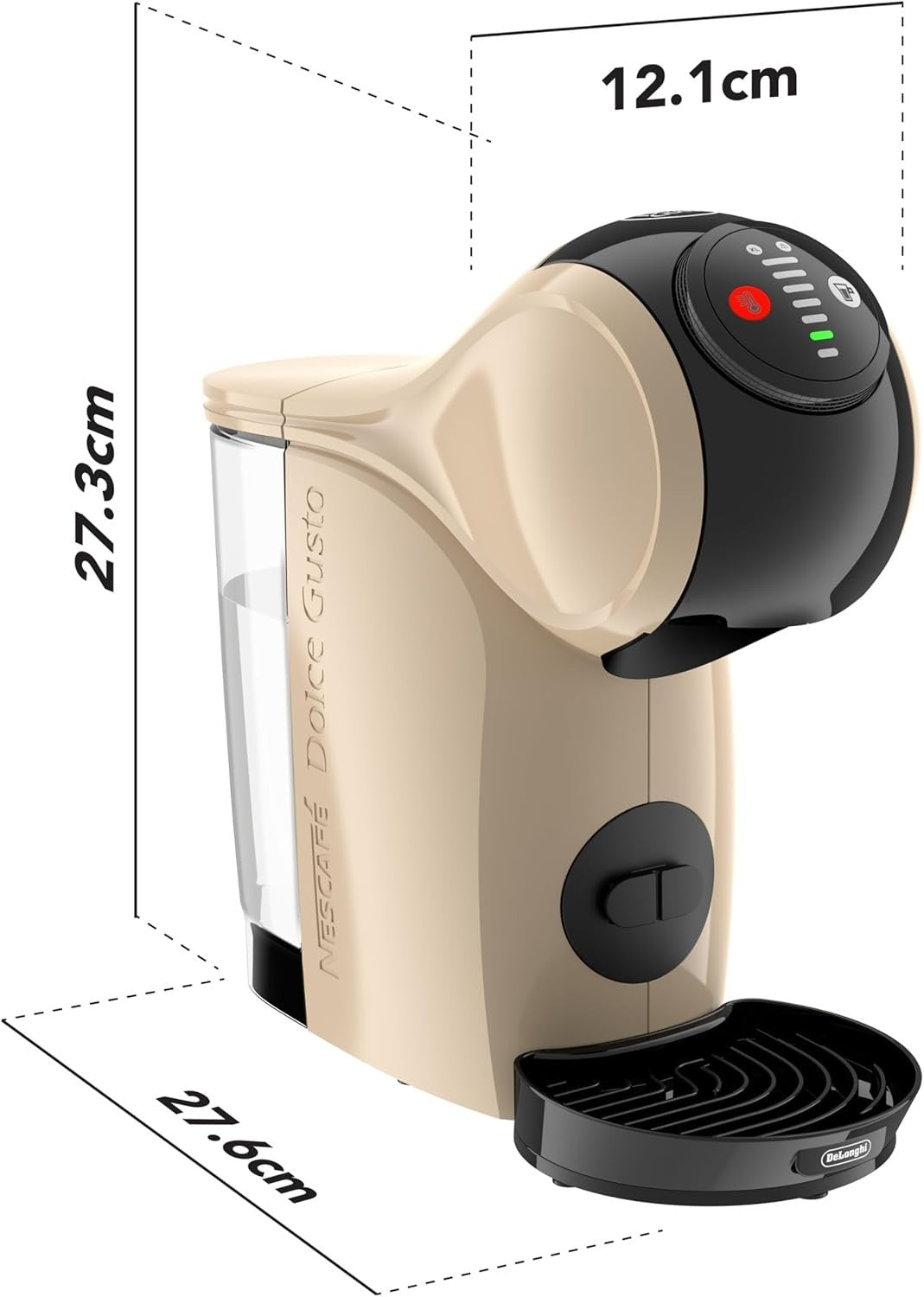 Compact Coffee Pod Machine | 15 Bar Pressure | One-Touch Control
