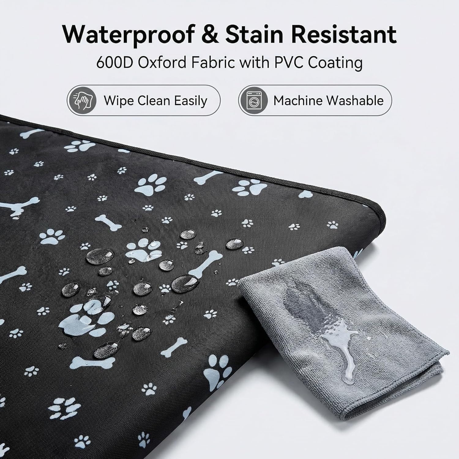 Waterproof Dog Car Boot Protector Non Slip Boot Liner 185x105cm SUV