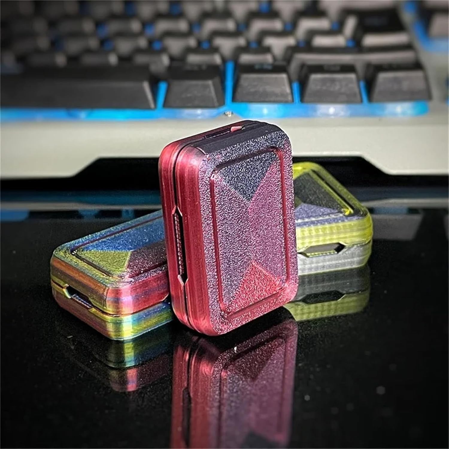 Magnetic Fidget Slider Gradient Push Toy Stress Relief EDC