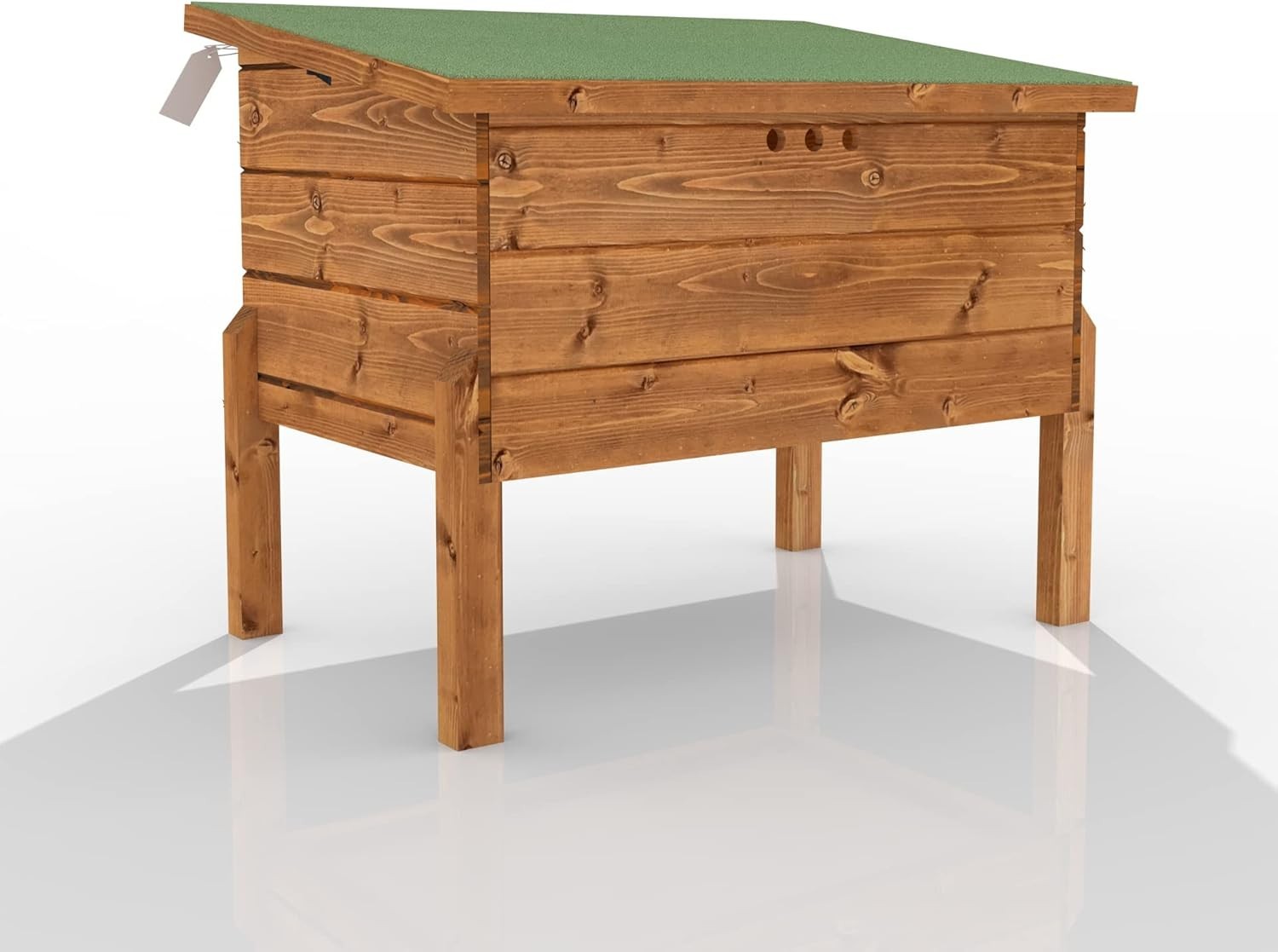 Outdoor Cat Kennel with Thermal Barrier Door | Timber, Ventilated, Easy Assembly