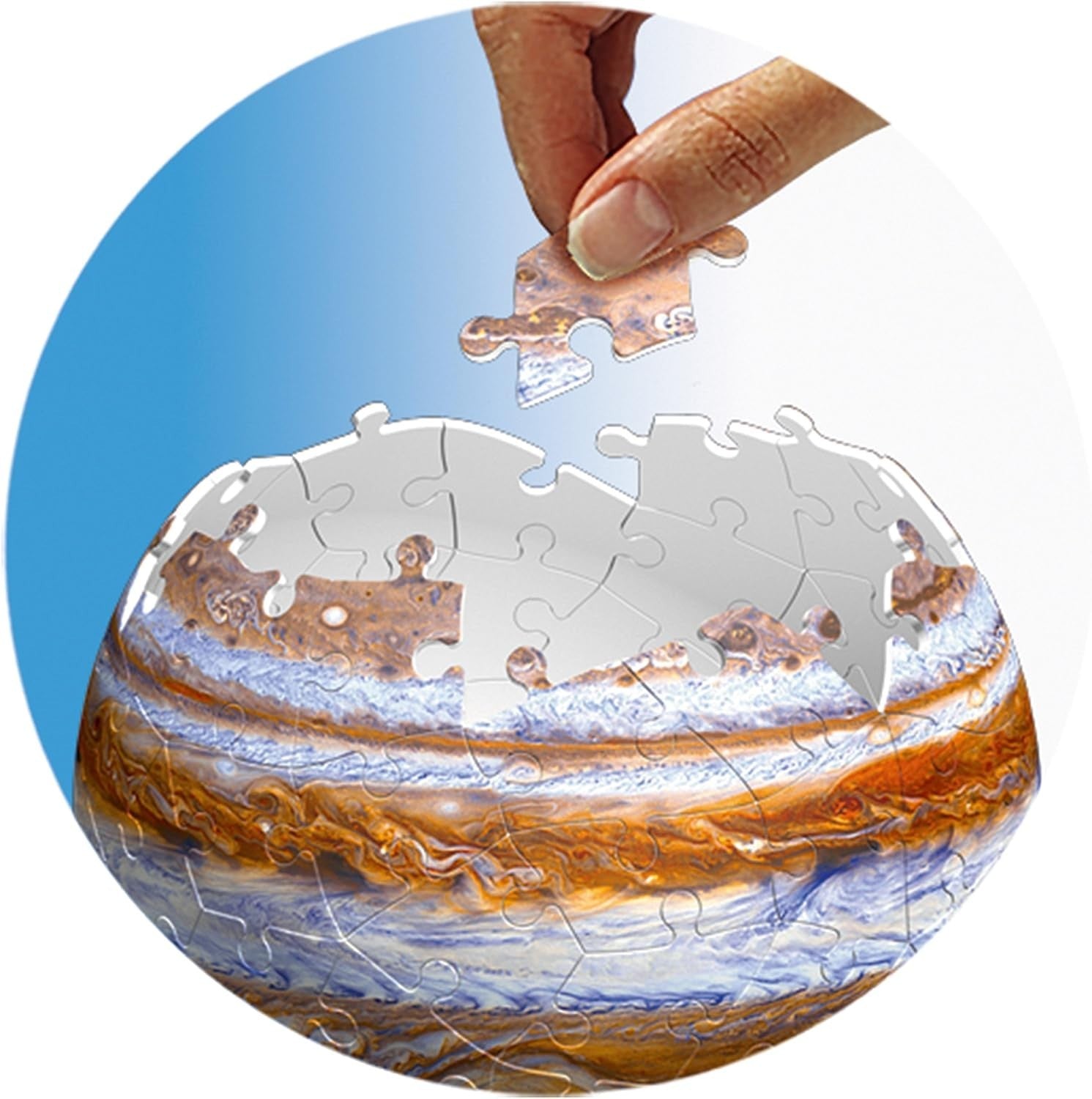 3D Solar System Puzzle Set 540 Piece Planet Model Kit Space Gift