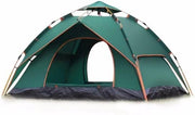 2-3 Person Pop Up Camping Tent Double Layer Waterproof Green