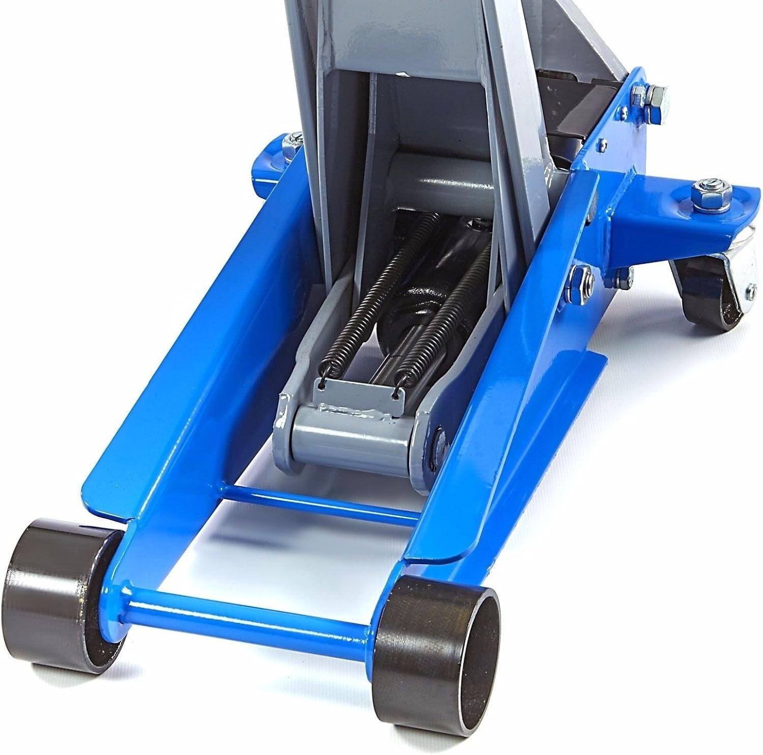 3 Ton Hydraulic Trolley Jack Dual Piston 120–460mm Heavy Duty Car Lift Alloy