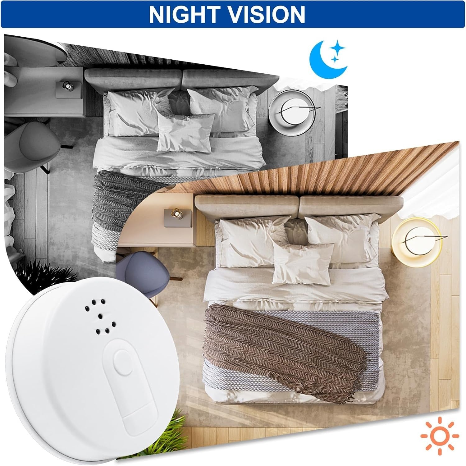 1080P WiFi Home Security Camera Motion Detection Night Vision Remote App