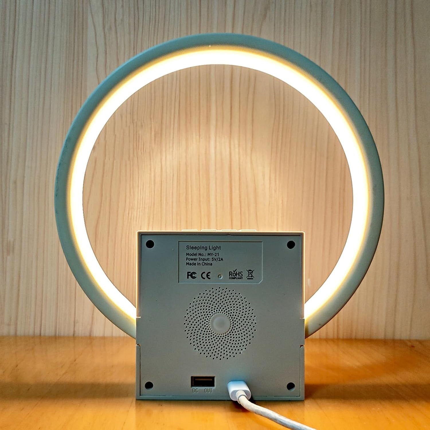 Sunrise Alarm Clock Wake Up Light White Noise Night Light Bedroom