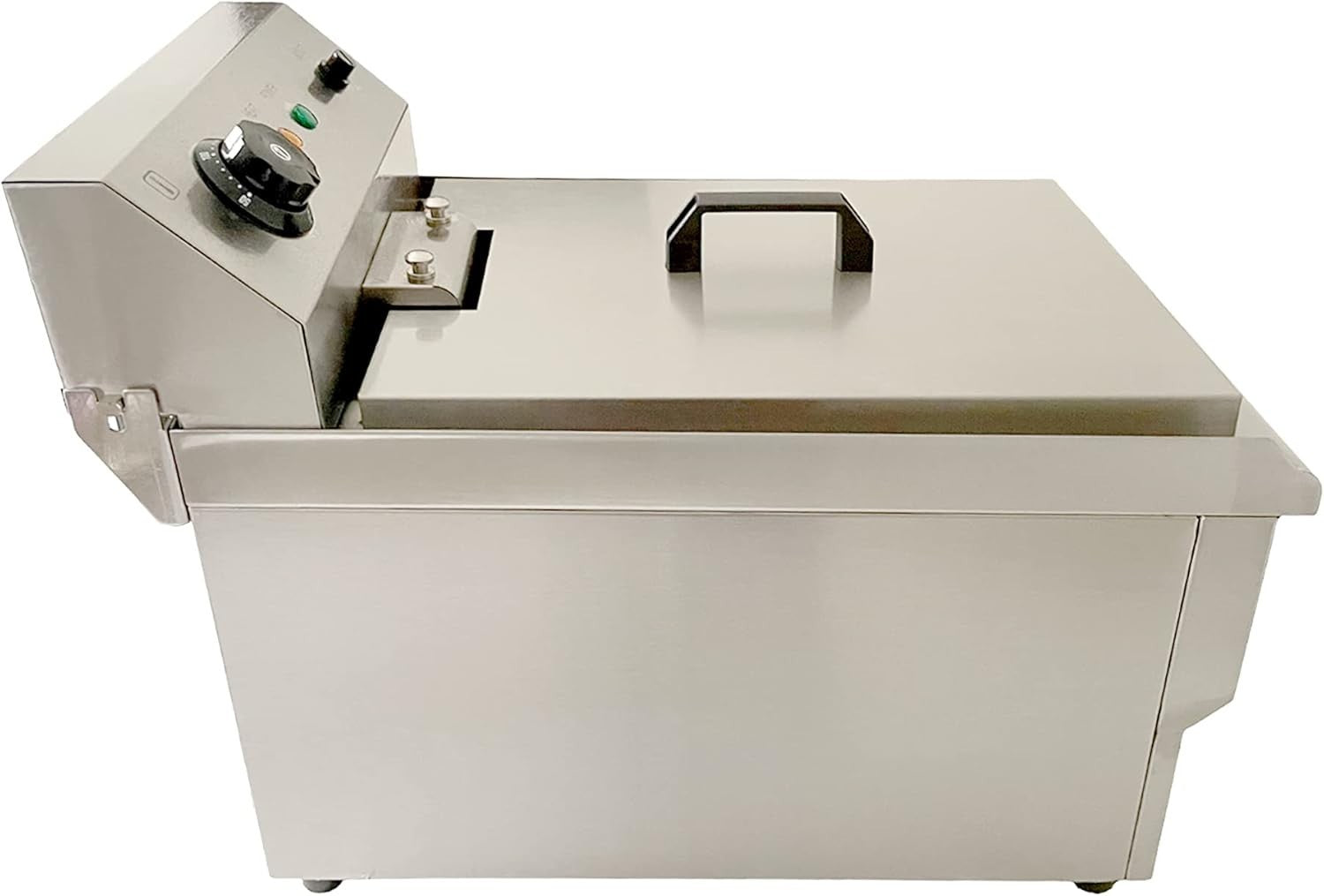Commercial Electric Deep Fat Fryer 19L 3000W Stainless Steel Drain Tap