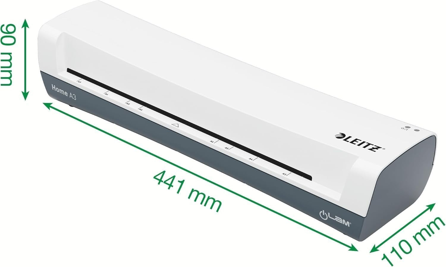 A3 Laminator Home Office Compact White Fast Heat Easy Use