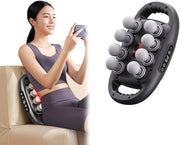Hands Free Back Massager Deep Tissue Muscle Relief 8 Head 30 Levels Rechargeable