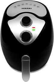 3.8L Compact Air Fryer Manual 200°C Rapid Heat 30min Timer Nonstick