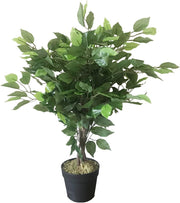 60cm Artificial Ficus Plant in Pot Lifelike Indoor Green Decorative Tree Home
