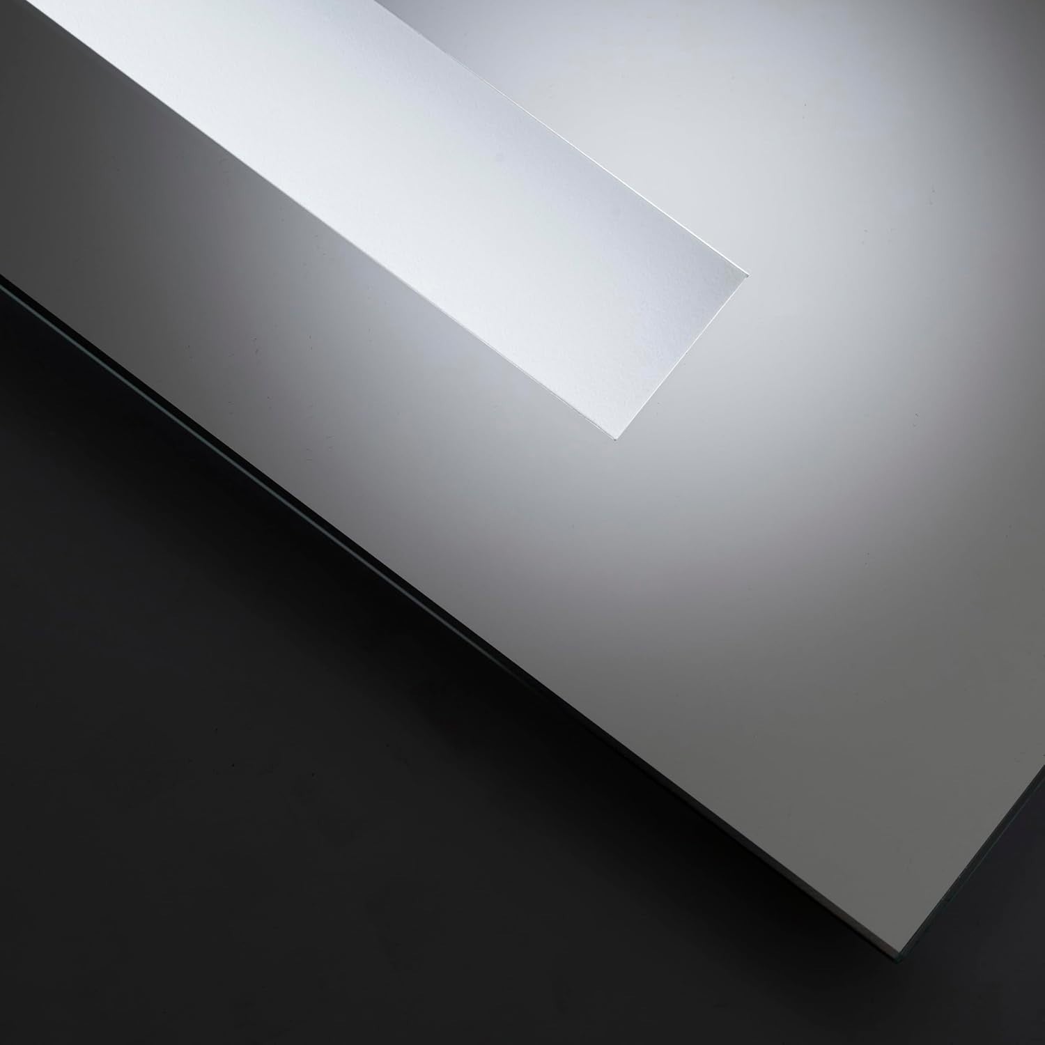 LED Bathroom Mirror 60x40cm Wall Mounted Light Up Glass Vanity