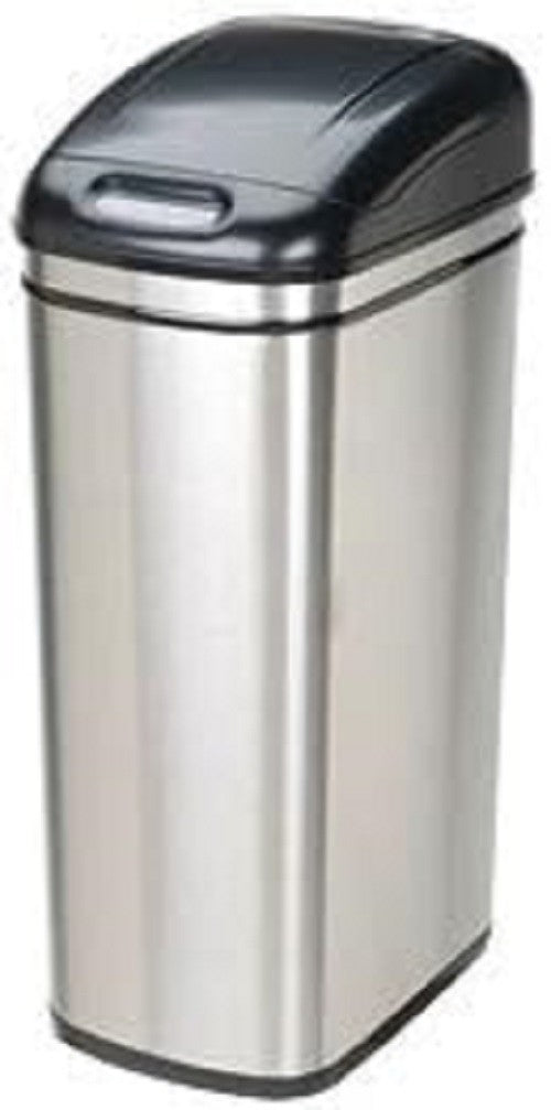 50L Touchless Sensor Kitchen Bin Slim Stainless Steel Auto Lid