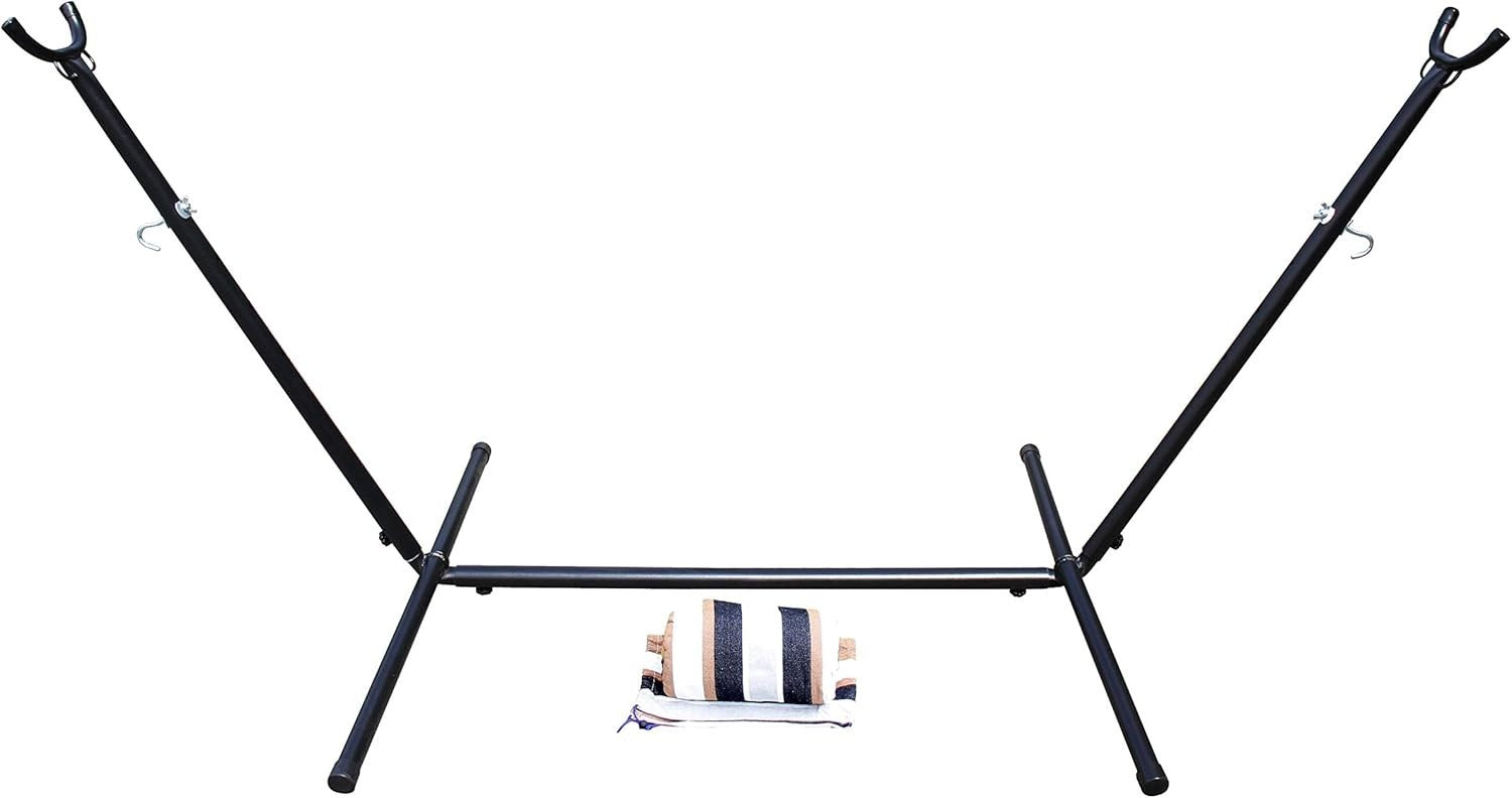 Heavy Duty Hammock with Stand 200kg Capacity Indoor Outdoor Garden Bed