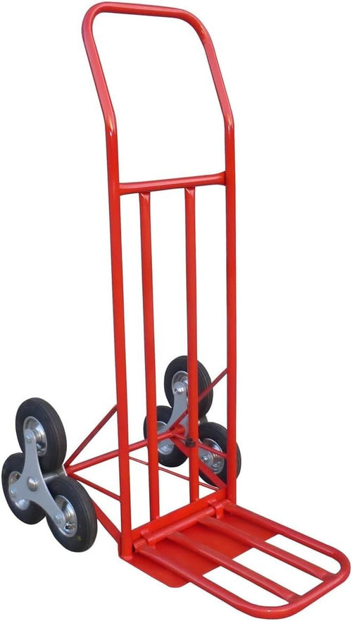 Heavy Duty Stair Climber Trolley 150kg Pneumatic Wheels Folding Toe Plate