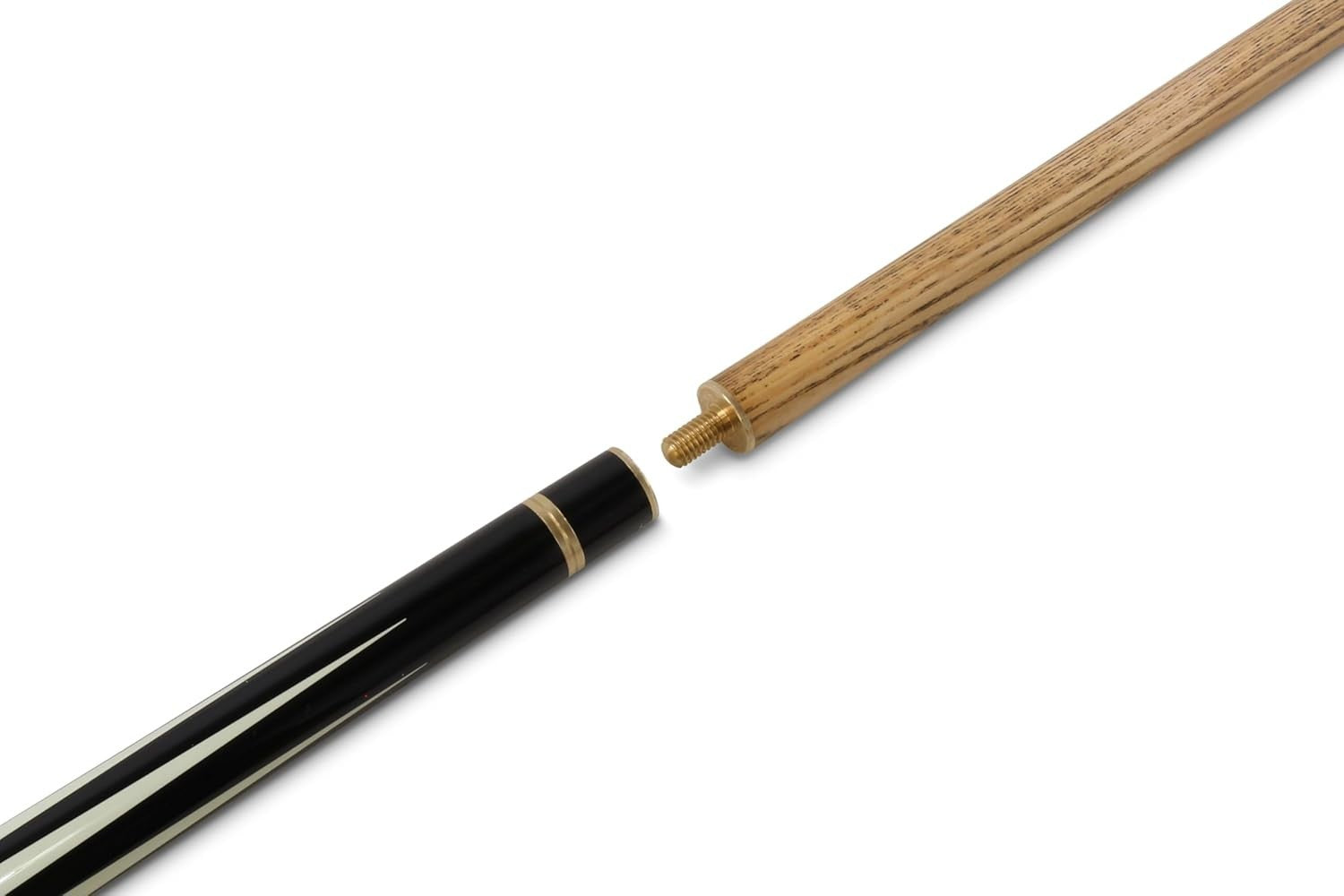 Compact Pub Pool Cue 8mm Tip Ash Shaft 4pc Adjustable 45–57in